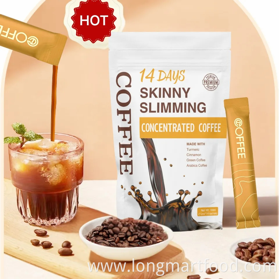 OEM/ODM Detox Slimming Appetite Suppressant Weight Loss Coffee